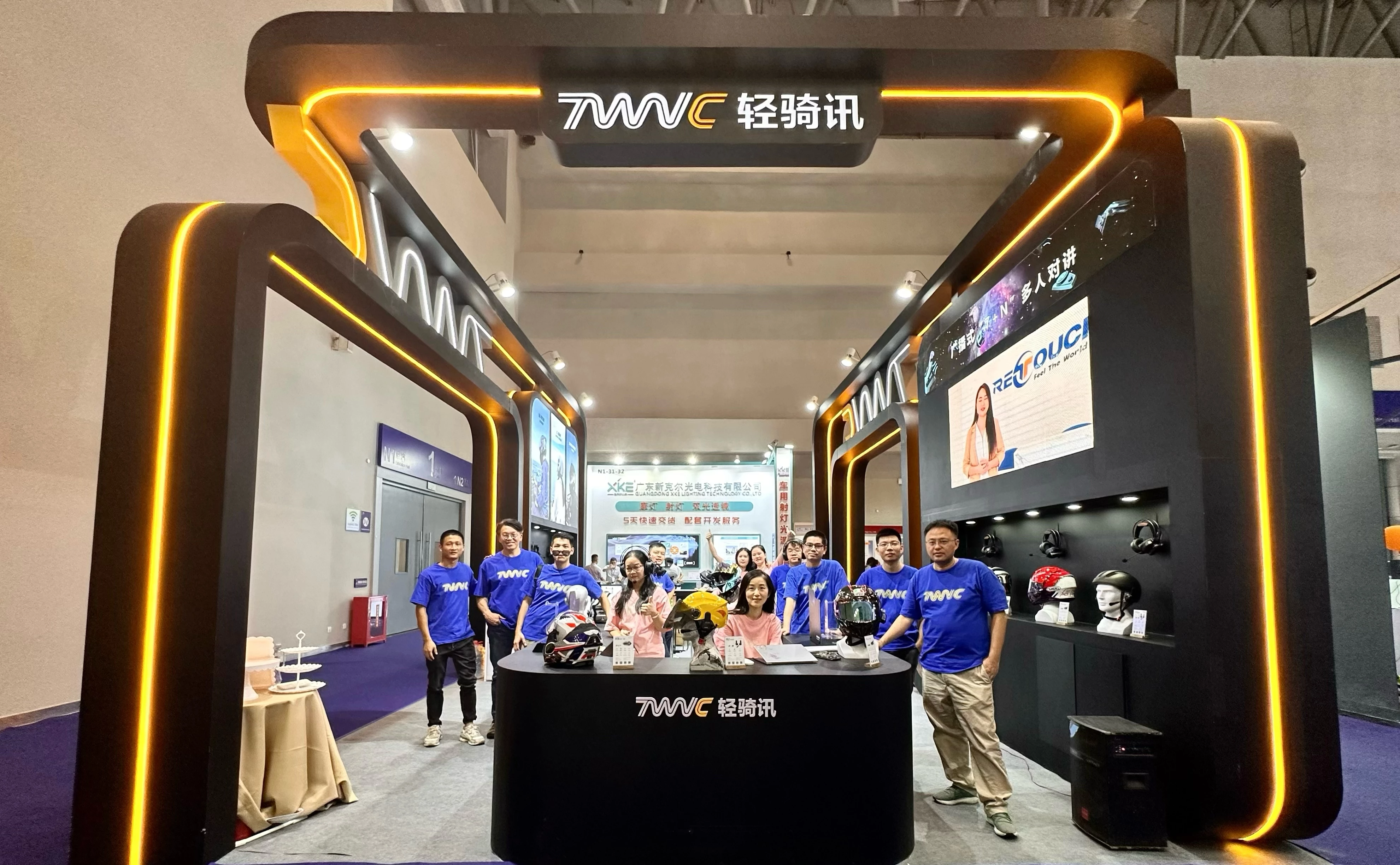 TWVC Teams at Chongqing International Motorcycle Exhibition